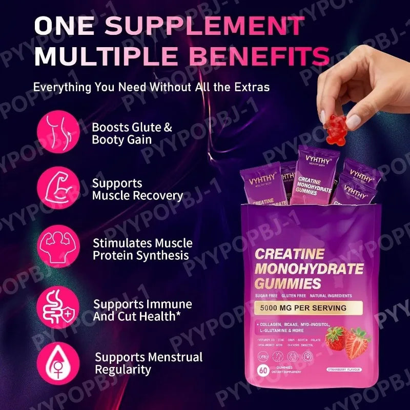 Creatine Collagen Biotin Gummies