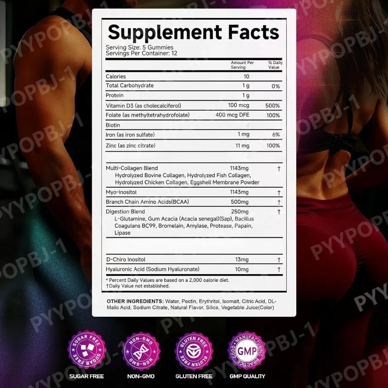 Creatine Collagen Biotin Gummies