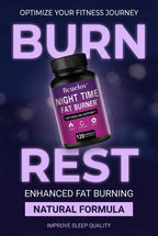 Best Nighttime Fat Burner - Thermogenic Fat Burner, Natural Appetite Suppressant and Metabolism Booster, Immune Health