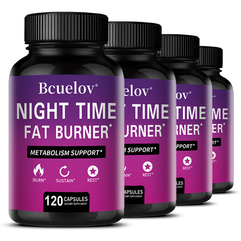 Best Nighttime Fat Burner - Thermogenic Fat Burner, Natural Appetite Suppressant and Metabolism Booster, Immune Health